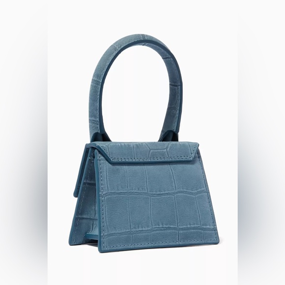 JACQUEMUS Le Chiquito Bag in Croc-Embossed Leather - Picture 3 of 12
